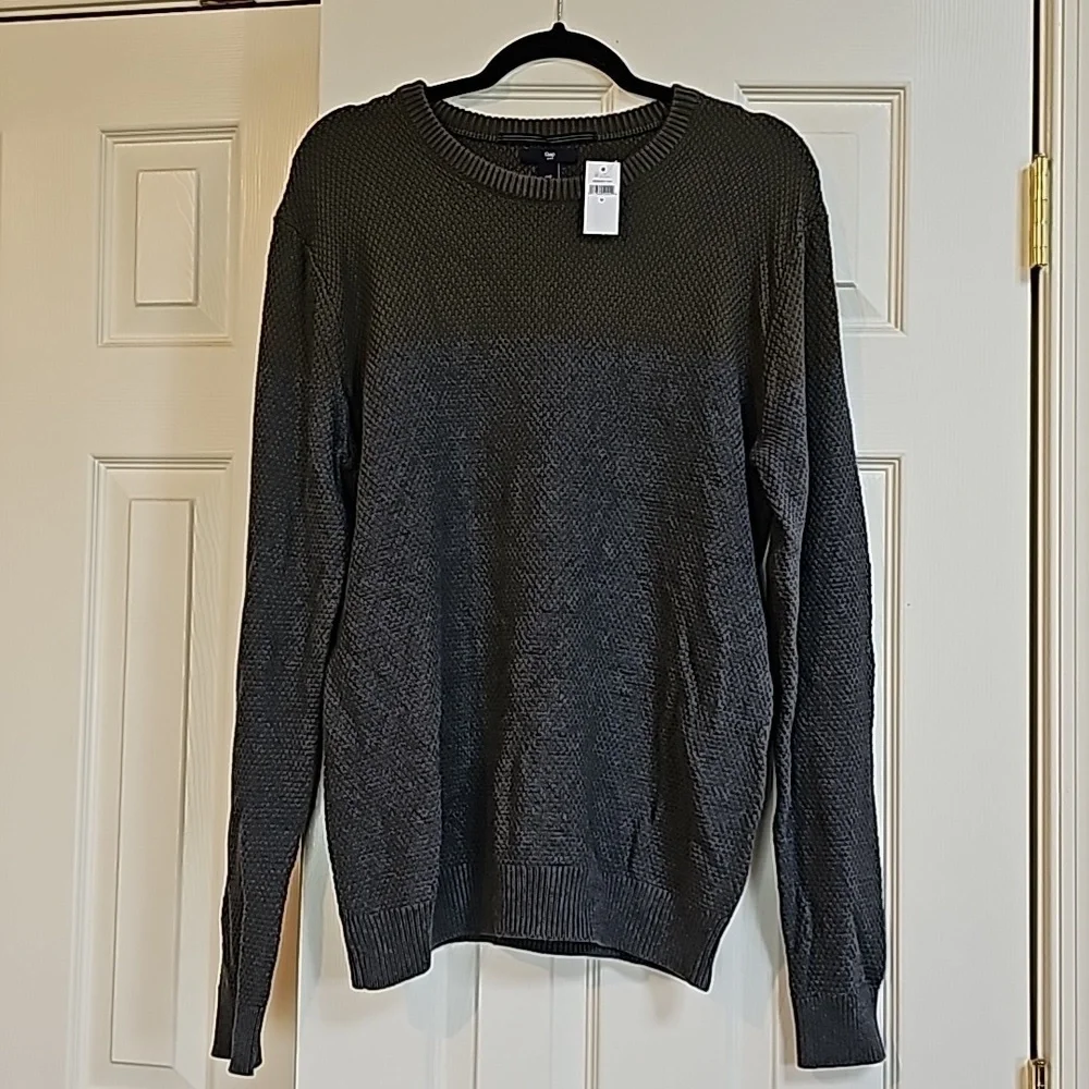 Gap Color Block Knit Crewneck Sweater Medium